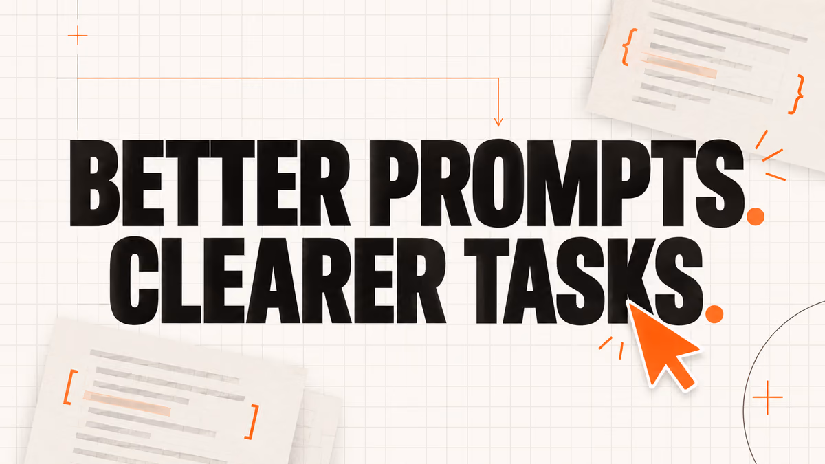 Better prompts, clearer tasks: typography and annotation marks.